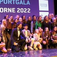 Alle winnaars op het podium. Foto Monique ter Braak-Ketelaar